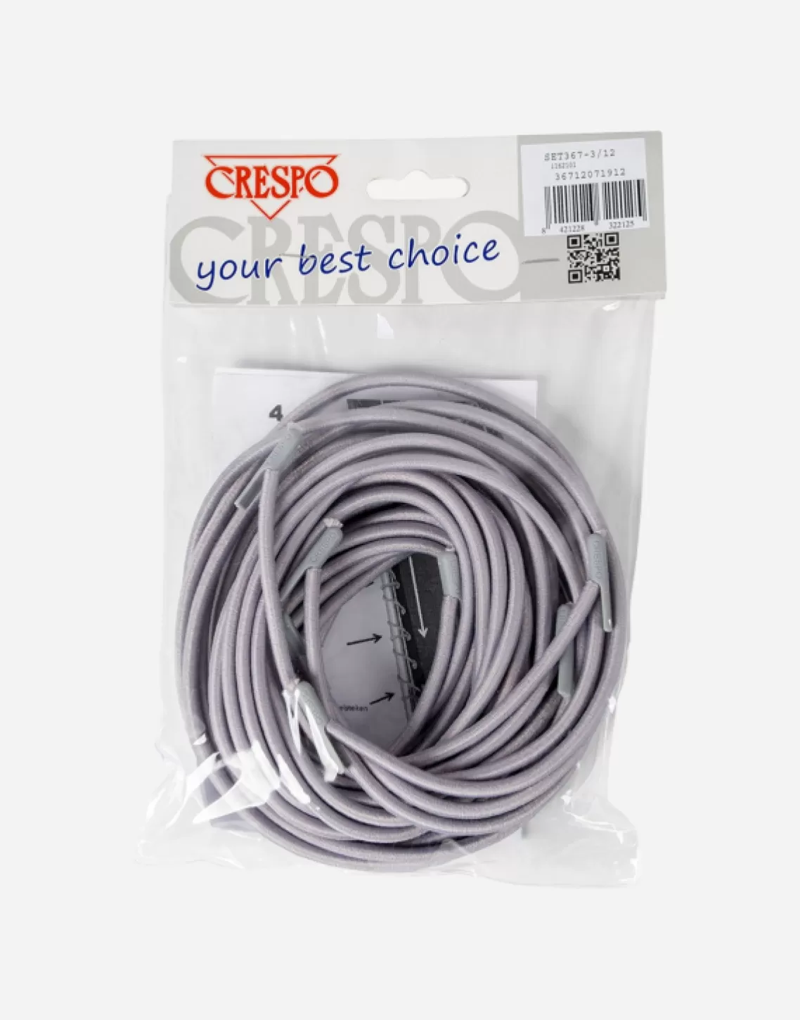 Store - Gomas Para Tumbonas - 367 / 367-N - Set 367-3 - 4X Largas - Gris Accesorios Y Piezas De Repuesto De Tumbonas