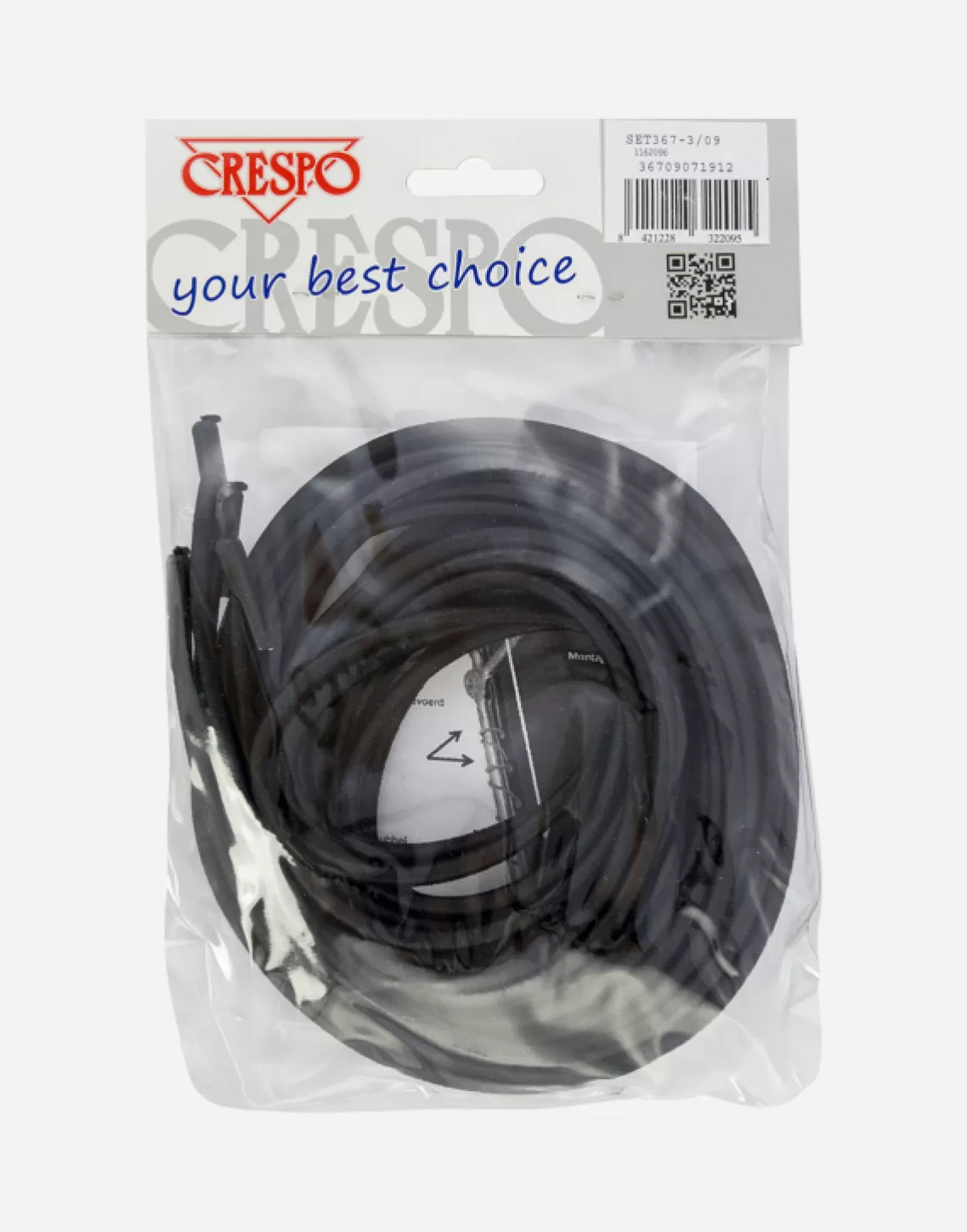 Clearance - Gomas Para Tumbonas - 367 / 367-N - Set 367-3 - 4X Largas - Negro Accesorios Y Piezas De Repuesto De Tumbonas